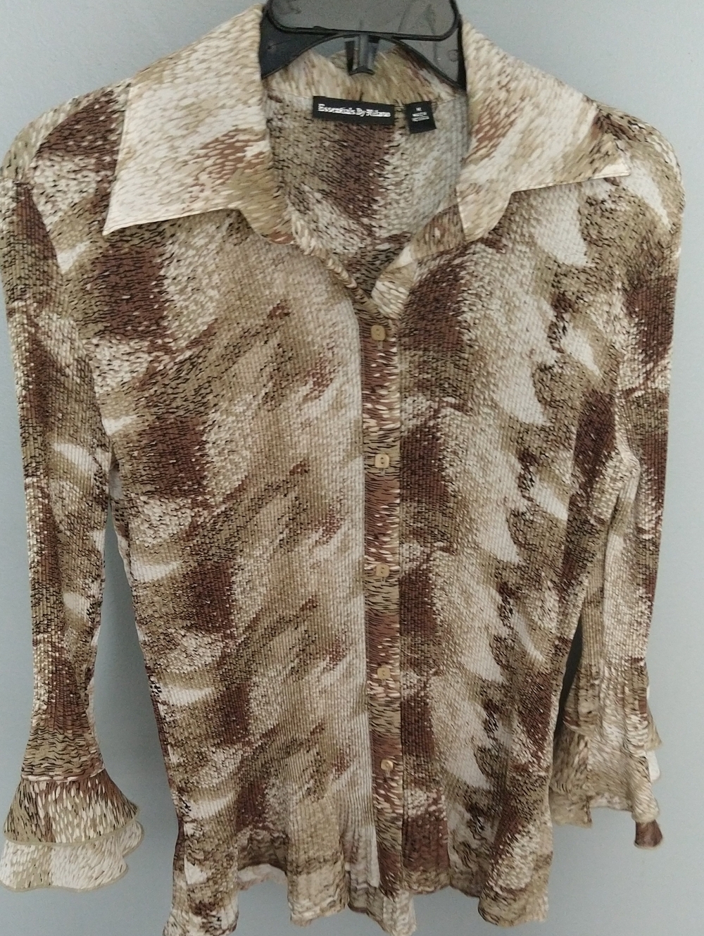 Stretchy Accordion-Pleat Top